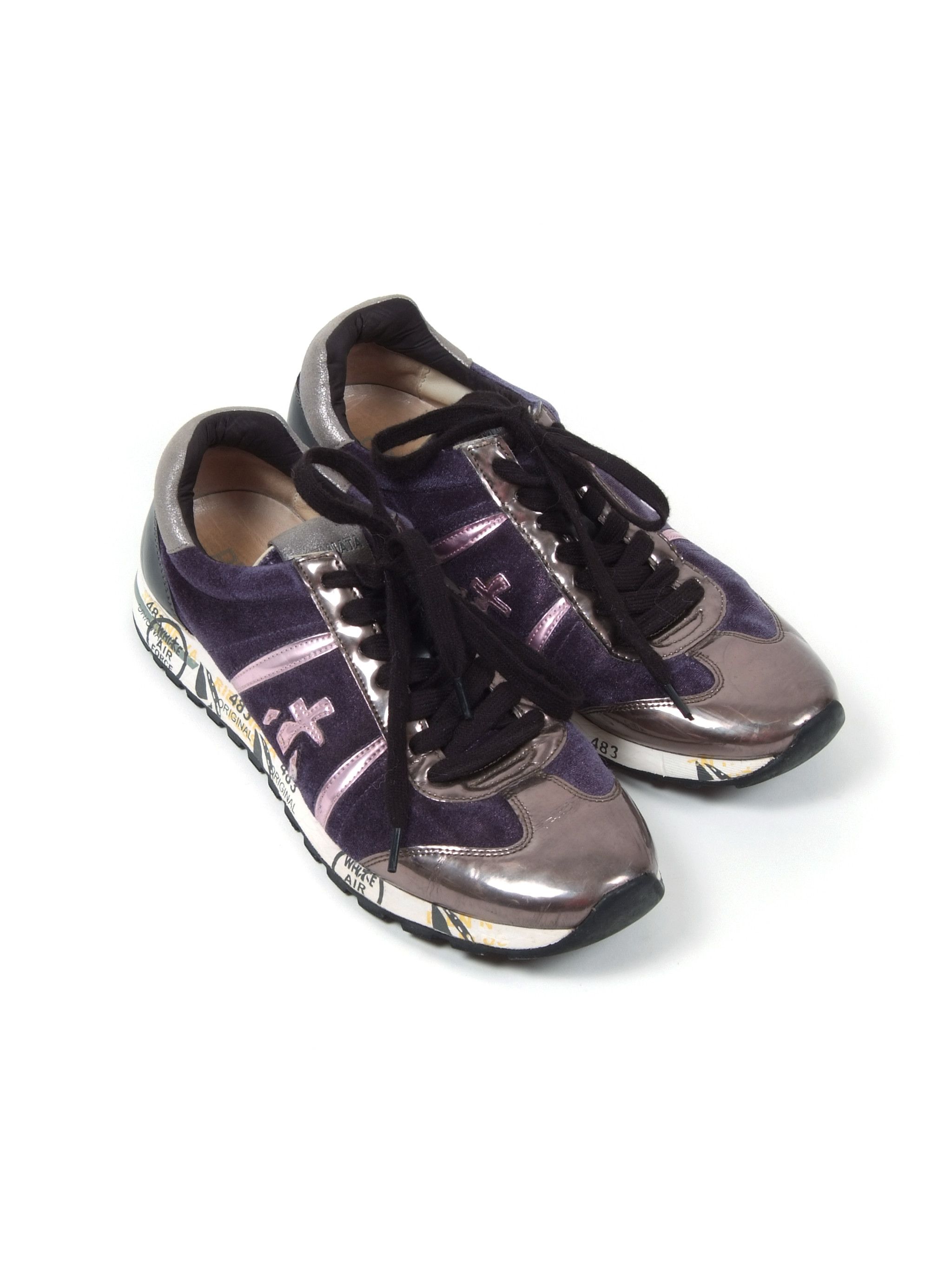Premiata Premiata Low Top Sneakers (41/US8) Size US 8 / EU 41 - 1 Thumbnail