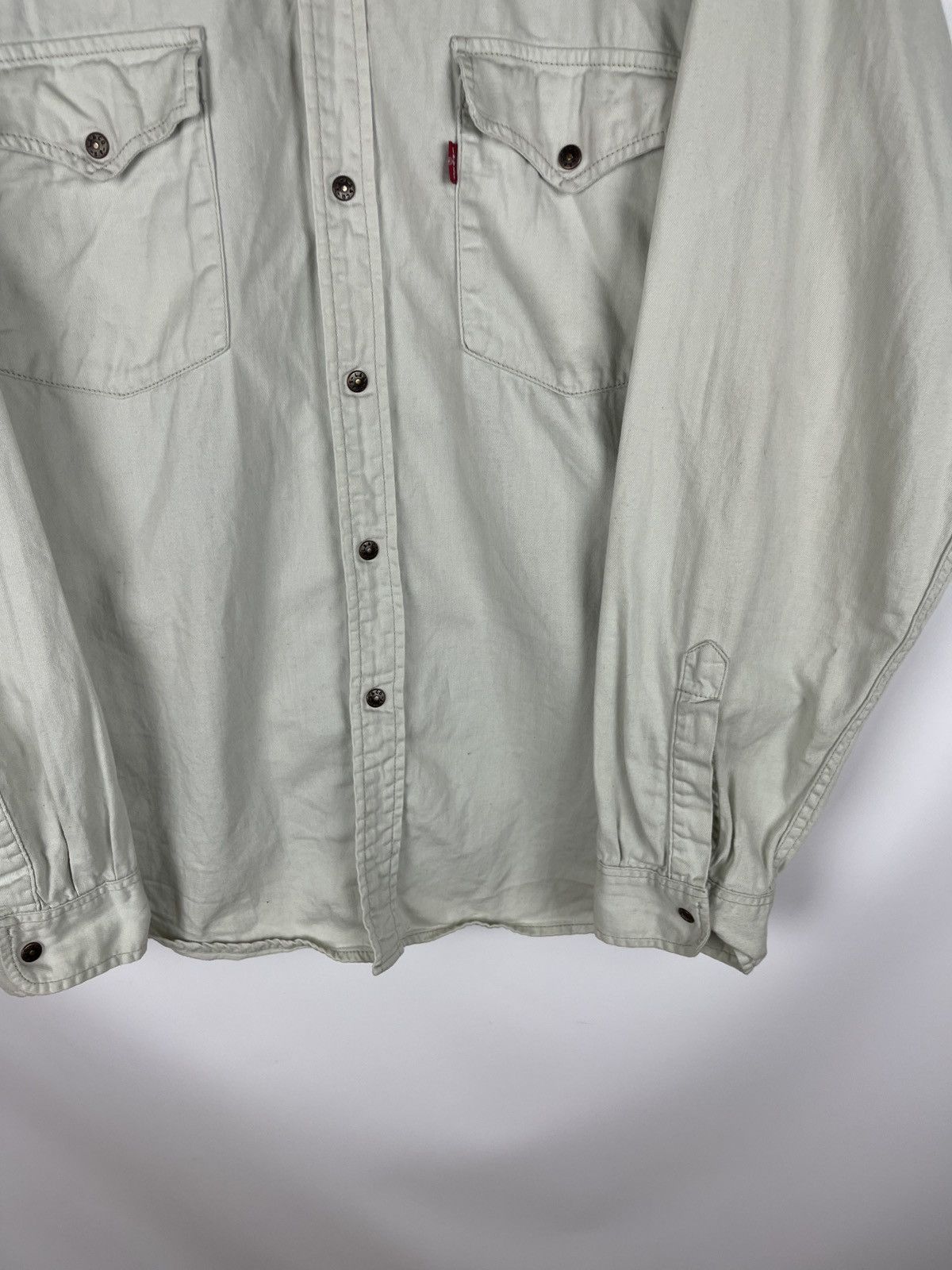 Levi's Levi’s vintage 90s beige denim shirt overshirt Size US XXL / EU 58 / 5 - 14 Thumbnail