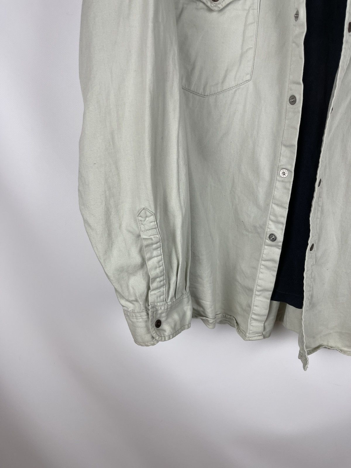 Levi's Levi’s vintage 90s beige denim shirt overshirt Size US XXL / EU 58 / 5 - 4 Thumbnail