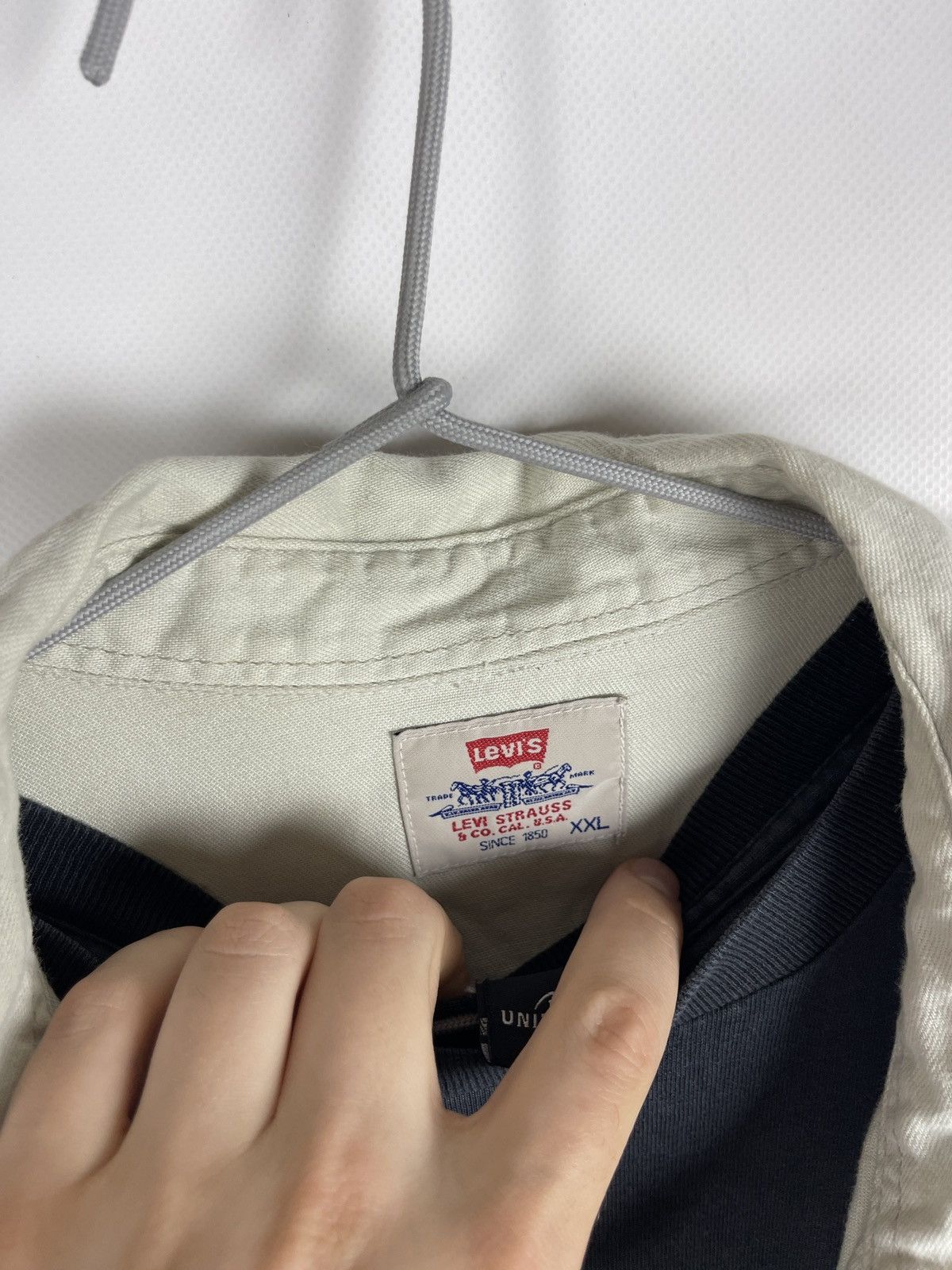 Levi's Levi’s vintage 90s beige denim shirt overshirt Size US XXL / EU 58 / 5 - 10 Thumbnail