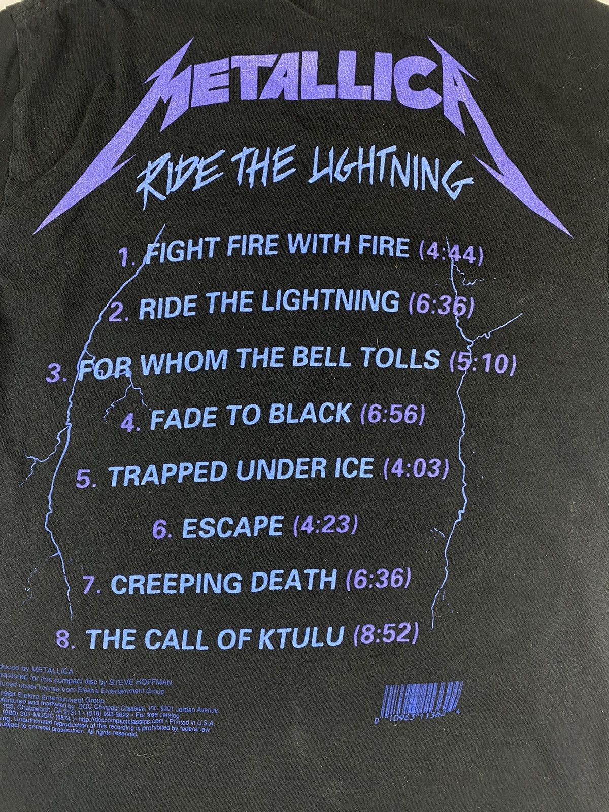 Band Tees 2017 Metallica Ride The Lightning Rock Tee T Shirt Size S Size US S / EU 44-46 / 1 - 13 Thumbnail