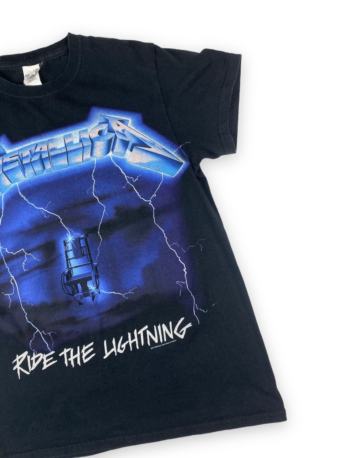 Band Tees 2017 Metallica Ride The Lightning Rock Tee T Shirt Size S Size US S / EU 44-46 / 1 - 5 Thumbnail