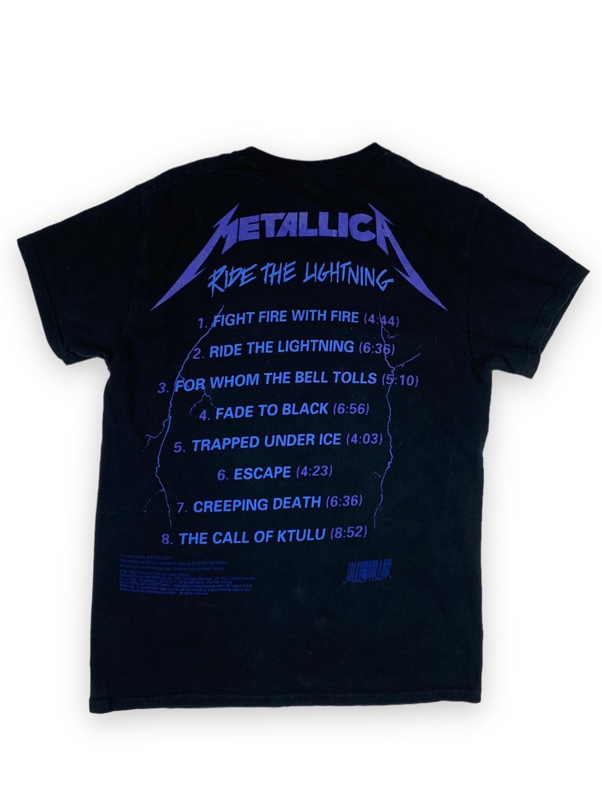 Band Tees 2017 Metallica Ride The Lightning Rock Tee T Shirt Size S Size US S / EU 44-46 / 1 - 12 Thumbnail