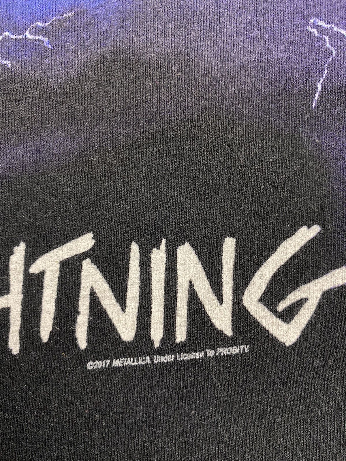 Band Tees 2017 Metallica Ride The Lightning Rock Tee T Shirt Size S Size US S / EU 44-46 / 1 - 10 Thumbnail
