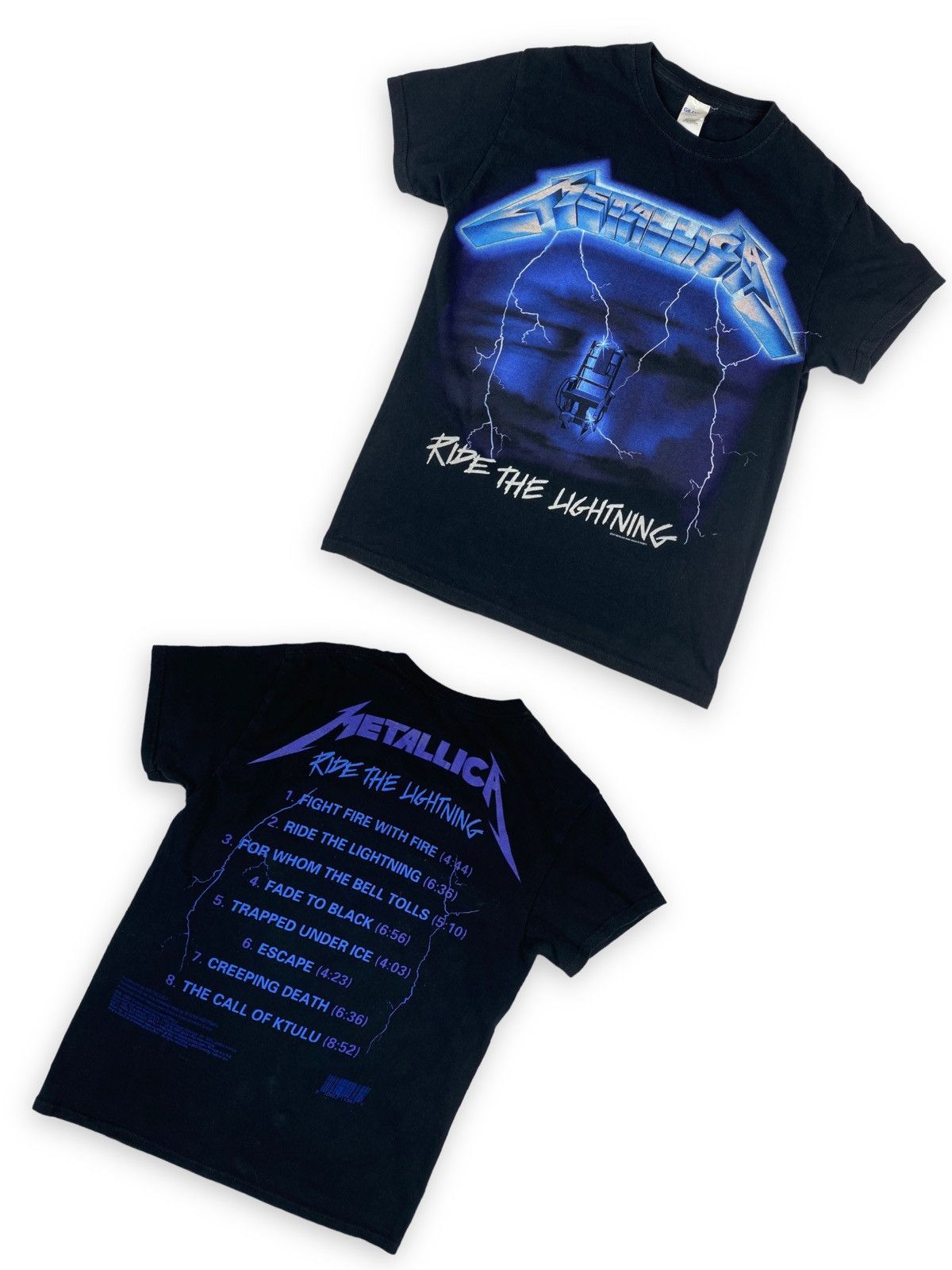 Band Tees 2017 Metallica Ride The Lightning Rock Tee T Shirt Size S Size US S / EU 44-46 / 1 - 2 Thumbnail