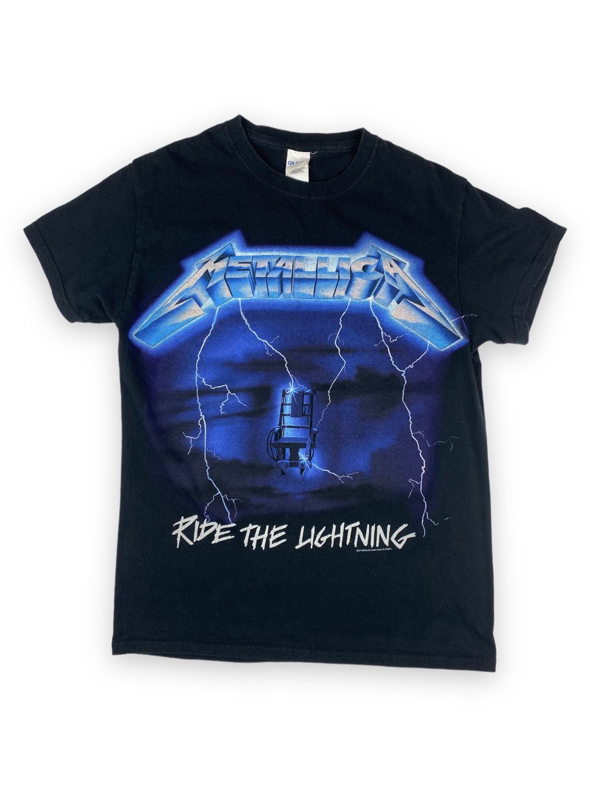 Band Tees 2017 Metallica Ride The Lightning Rock Tee T Shirt Size S Size US S / EU 44-46 / 1 - 3 Thumbnail