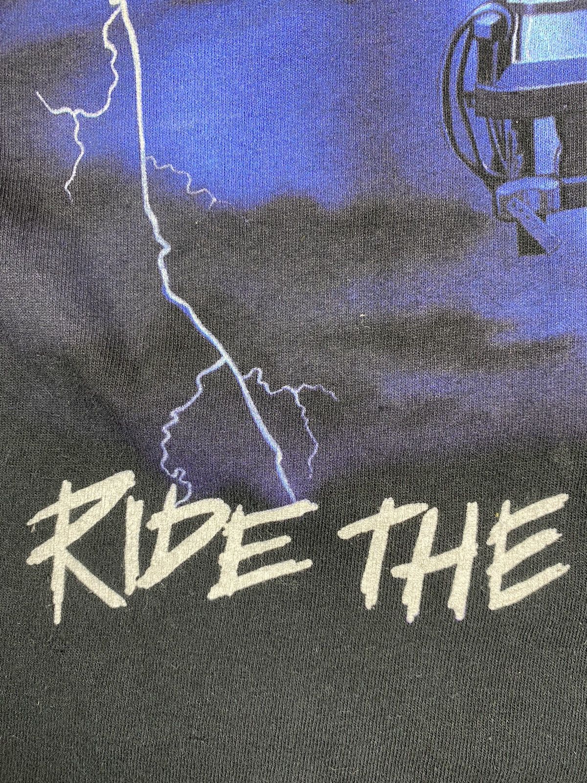 Band Tees 2017 Metallica Ride The Lightning Rock Tee T Shirt Size S Size US S / EU 44-46 / 1 - 11 Thumbnail