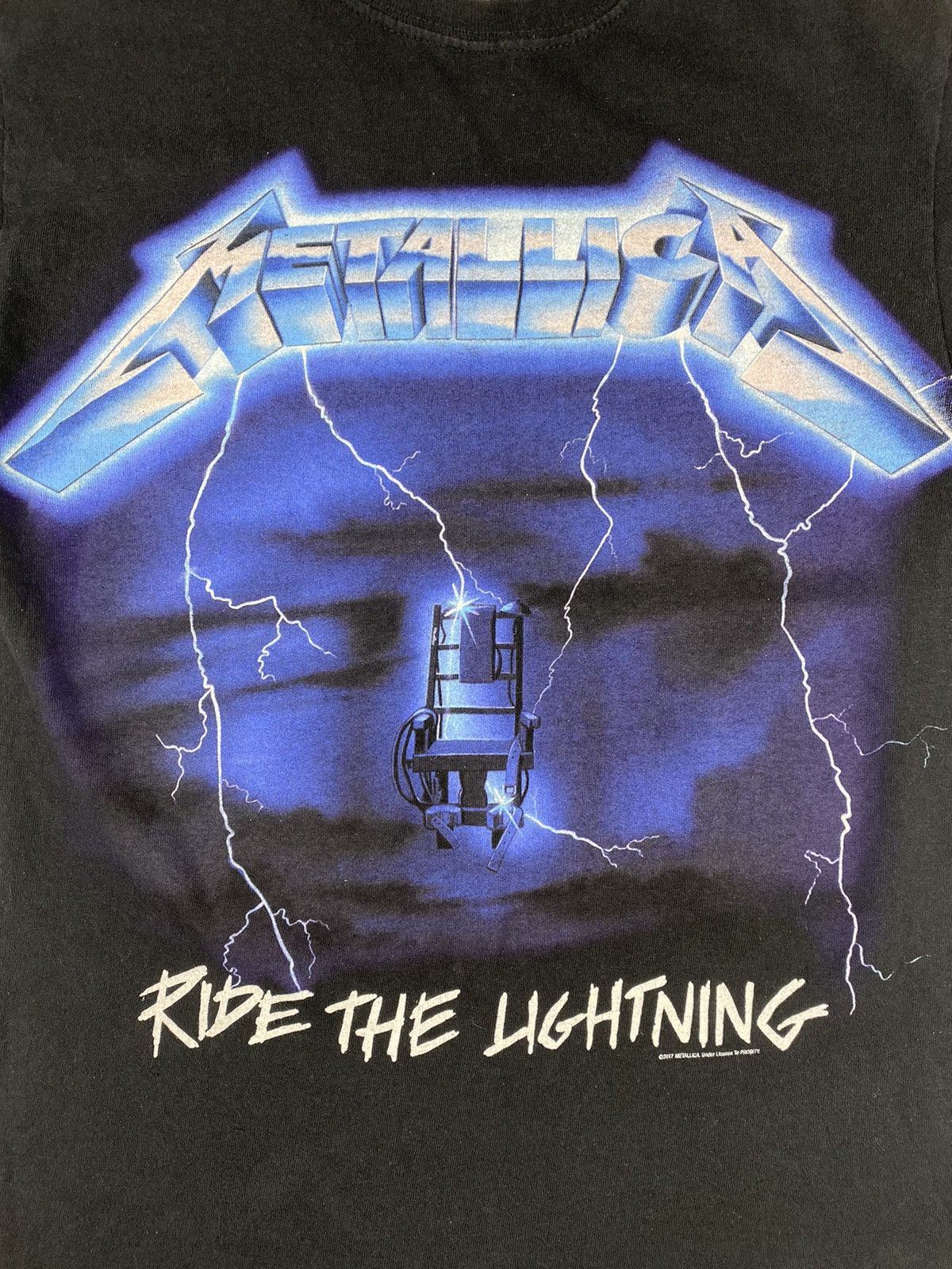 Band Tees 2017 Metallica Ride The Lightning Rock Tee T Shirt Size S Size US S / EU 44-46 / 1 - 6 Thumbnail