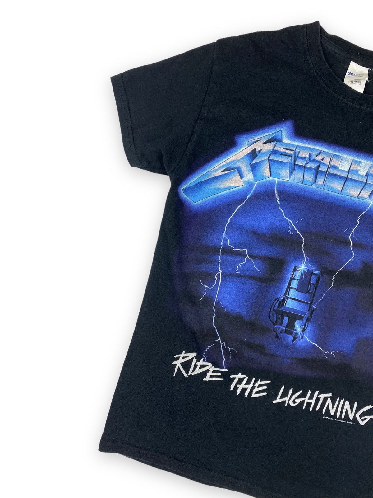 Band Tees 2017 Metallica Ride The Lightning Rock Tee T Shirt Size S Size US S / EU 44-46 / 1 - 4 Thumbnail
