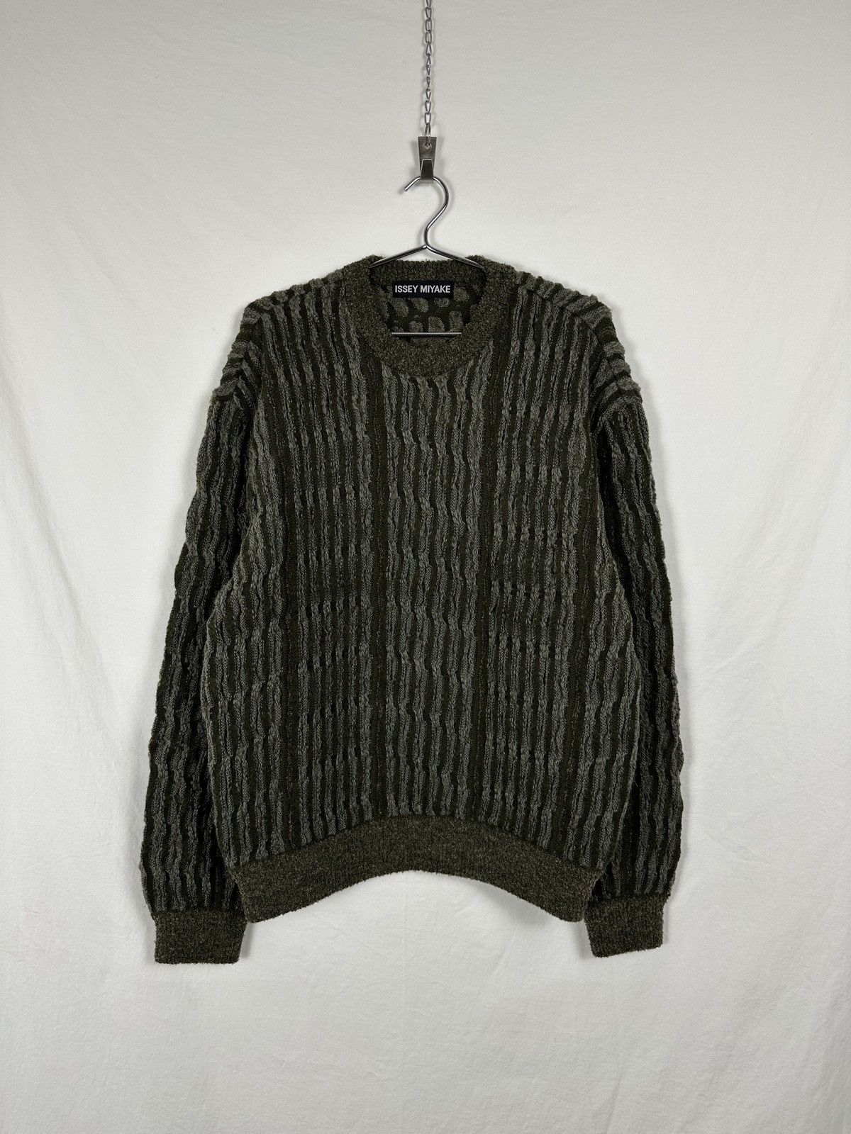 Issey Miyake EARLY 90s ISSEY MIYAKE 3D SWEATER Size US XL / EU 56 / 4 - 1 Thumbnail
