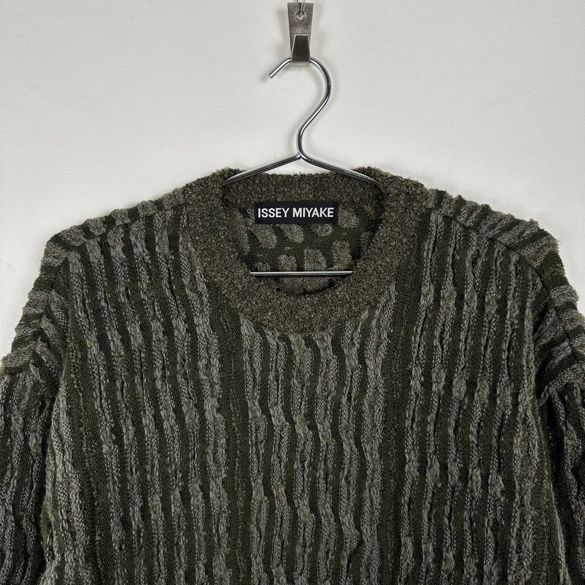 Issey Miyake EARLY 90s ISSEY MIYAKE 3D SWEATER Size US XL / EU 56 / 4 - 2 Thumbnail