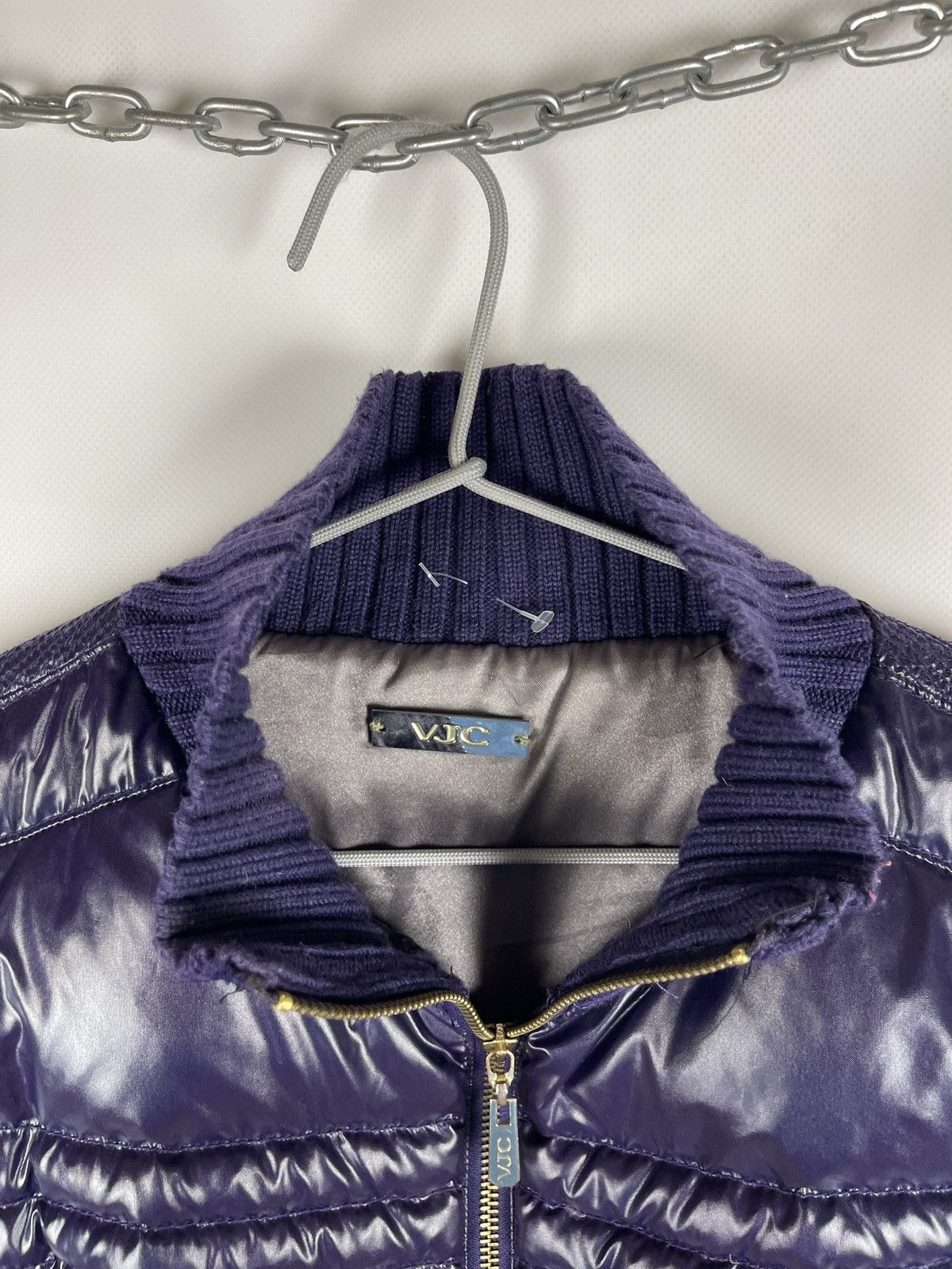 Versace Jeans Couture Versace Jeans Couture VJC nylon wool quilted down jacket Size S / US 4 / IT 40 - 3 Thumbnail