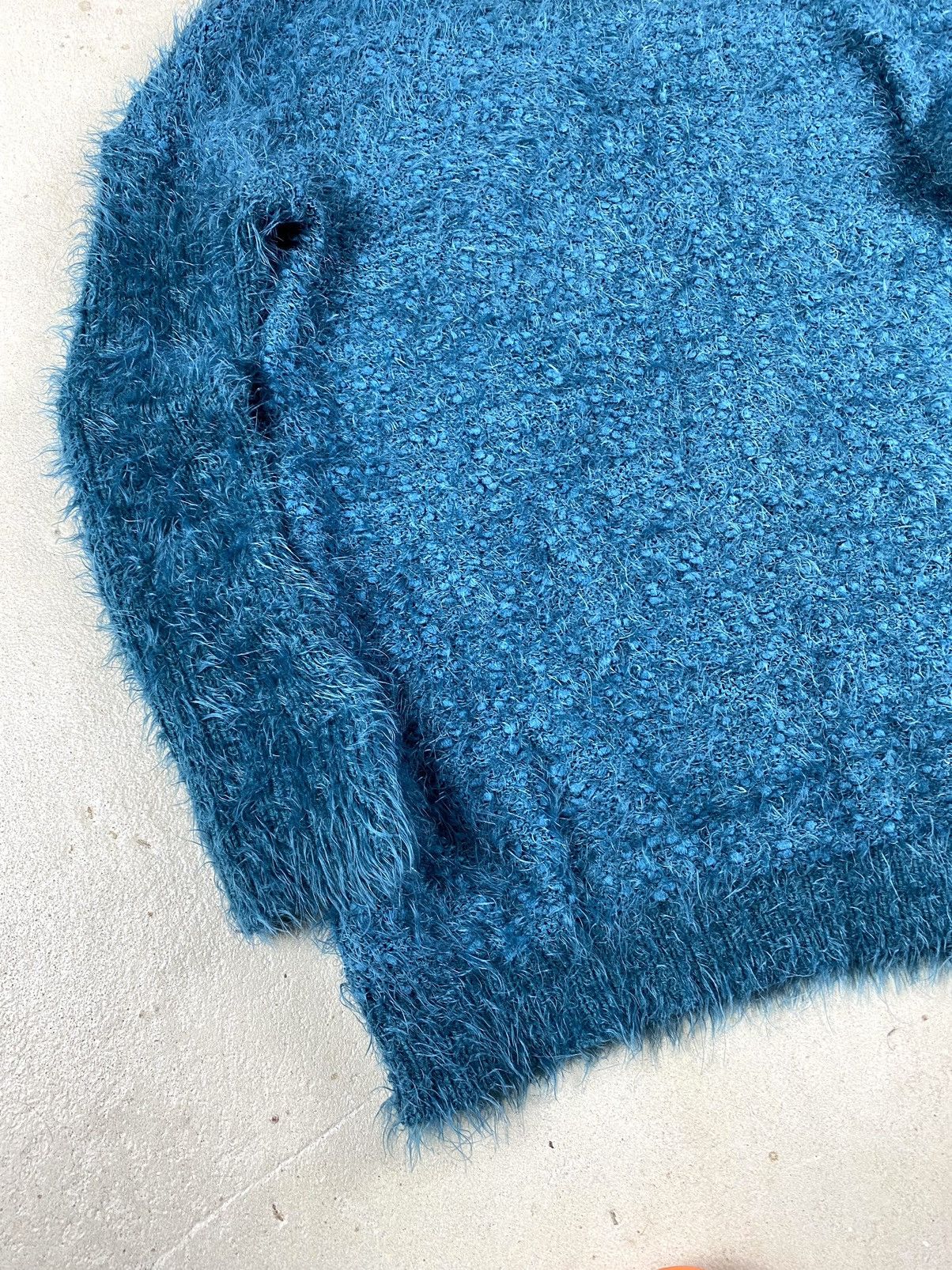 Japanese Brand 🕷️ Vintage Japanese Mohair Style Fuzzy Sweater Size M / US 6-8 / IT 42-44 - 4 Thumbnail
