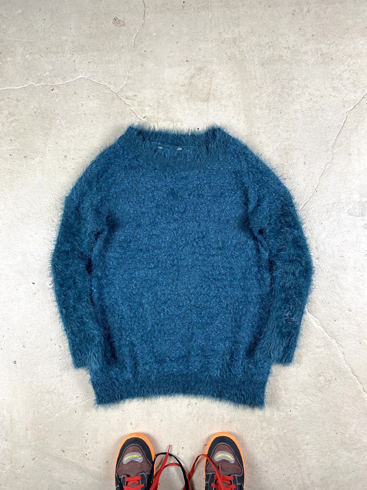 Japanese Brand 🕷️ Vintage Japanese Mohair Style Fuzzy Sweater Size M / US 6-8 / IT 42-44 - 1 Thumbnail