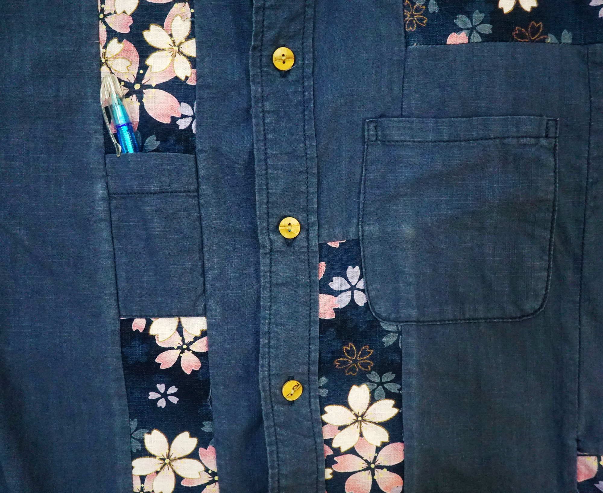 Japanese Brand Concept By Eternal Patchwork Hawaiian Shirt Size US M / EU 48-50 / 2 - 2 Thumbnail