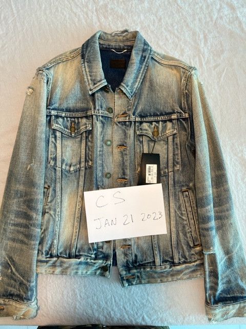 Saint Laurent Paris SAINT LAURENT DENIM JACKET Size US M / EU 48-50 / 2 - 2 Thumbnail