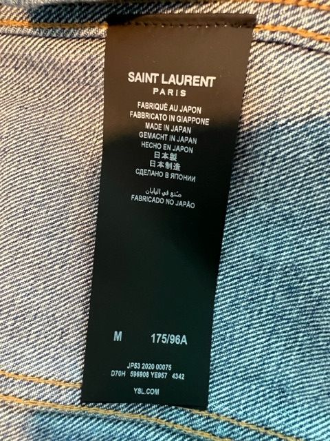 Saint Laurent Paris SAINT LAURENT DENIM JACKET Size US M / EU 48-50 / 2 - 11 Thumbnail