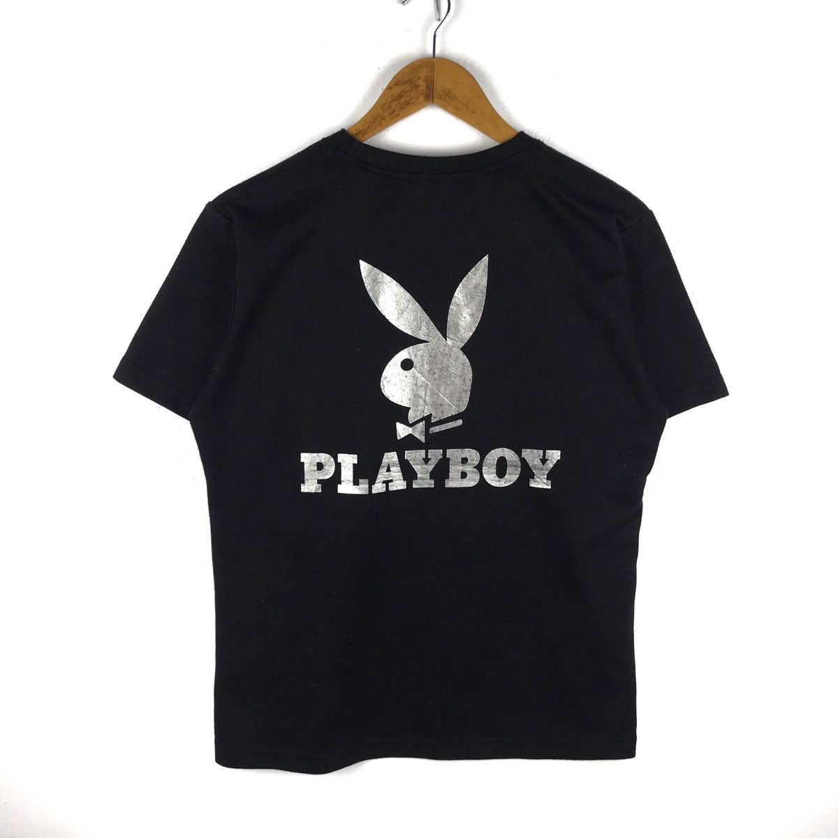 Playboy × Vintage Vintage PLAYBOY Tshirt Spellout Big Logo Shirt Size US M / EU 48-50 / 2 - 1 Thumbnail