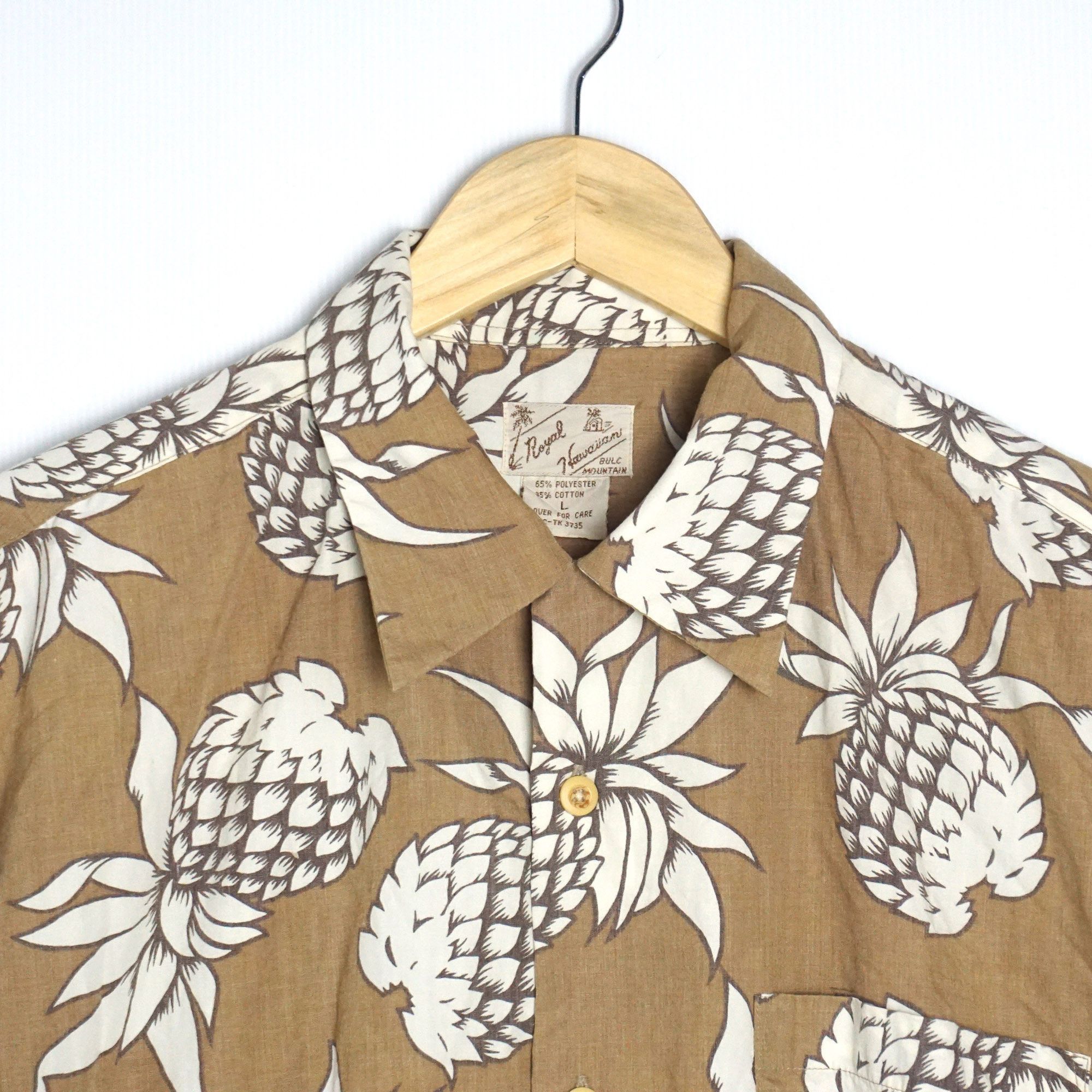 Other ROYAL HAWAIIAN Pineapples Printed Short Sleeve Shirt Size US L / EU 52-54 / 3 - 2 Thumbnail