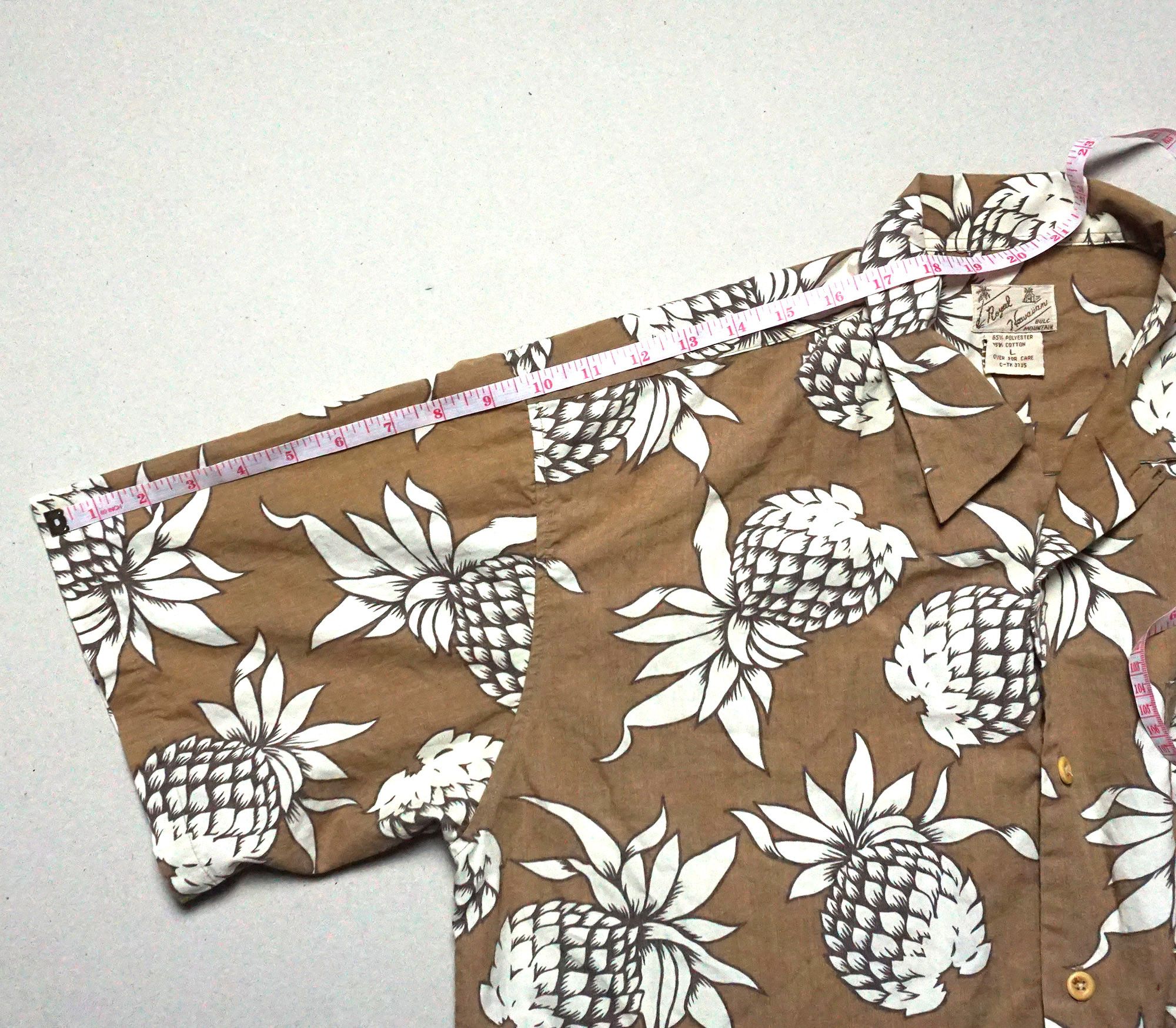 Other ROYAL HAWAIIAN Pineapples Printed Short Sleeve Shirt Size US L / EU 52-54 / 3 - 9 Thumbnail