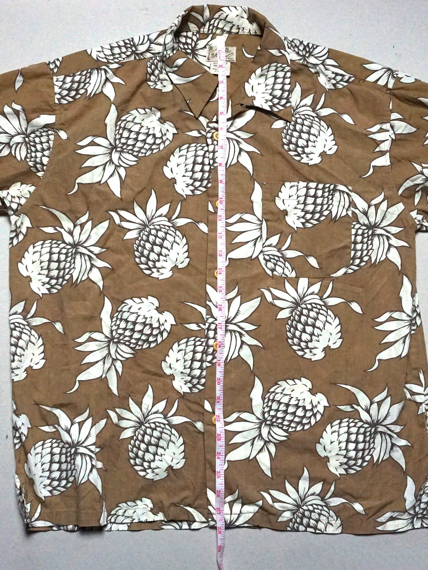Other ROYAL HAWAIIAN Pineapples Printed Short Sleeve Shirt Size US L / EU 52-54 / 3 - 8 Thumbnail
