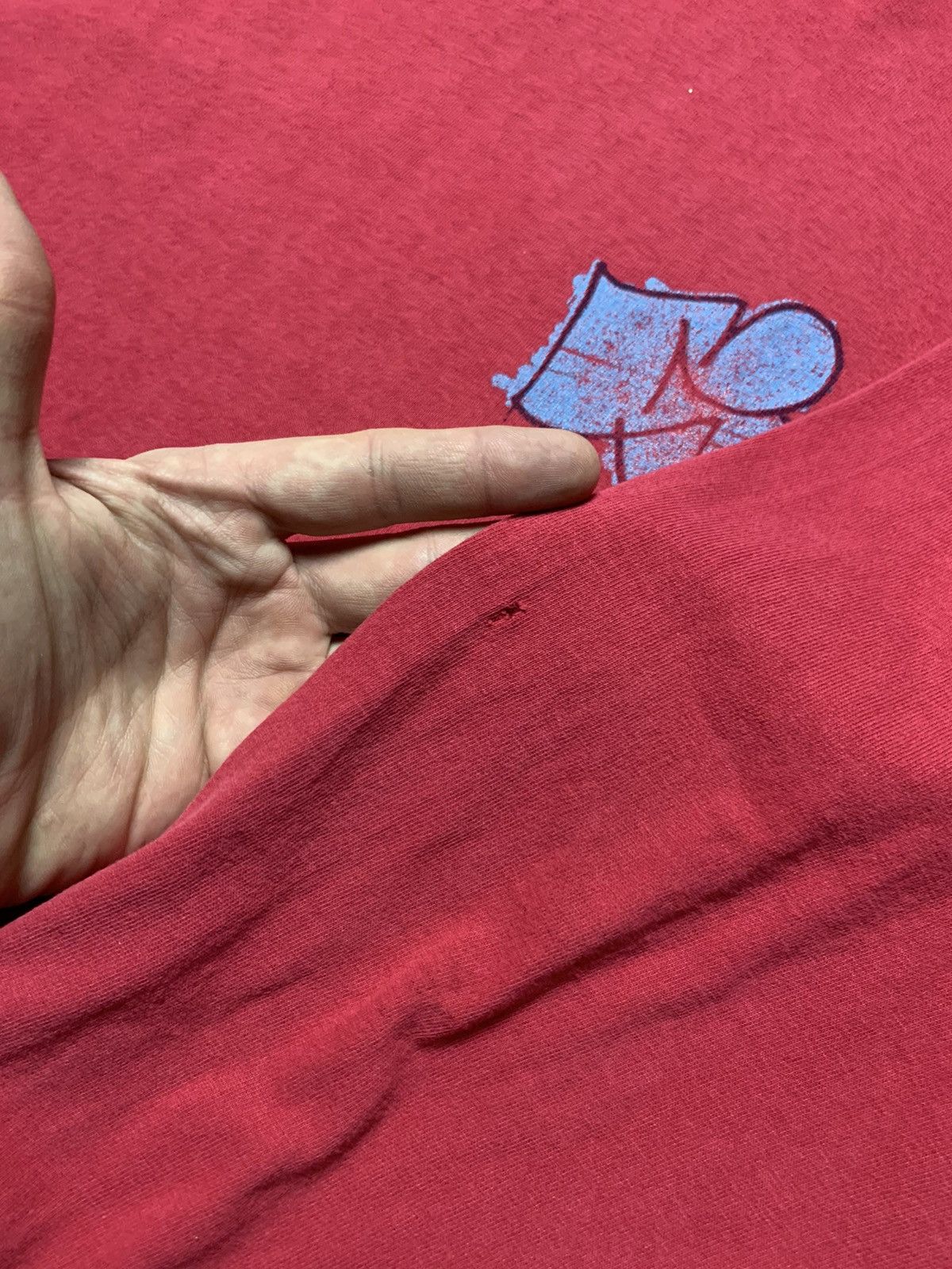 Stussy × Vintage Vintage Stussy USA long sleeve big logo rare distressed L Size US L / EU 52-54 / 3 - 11 Thumbnail
