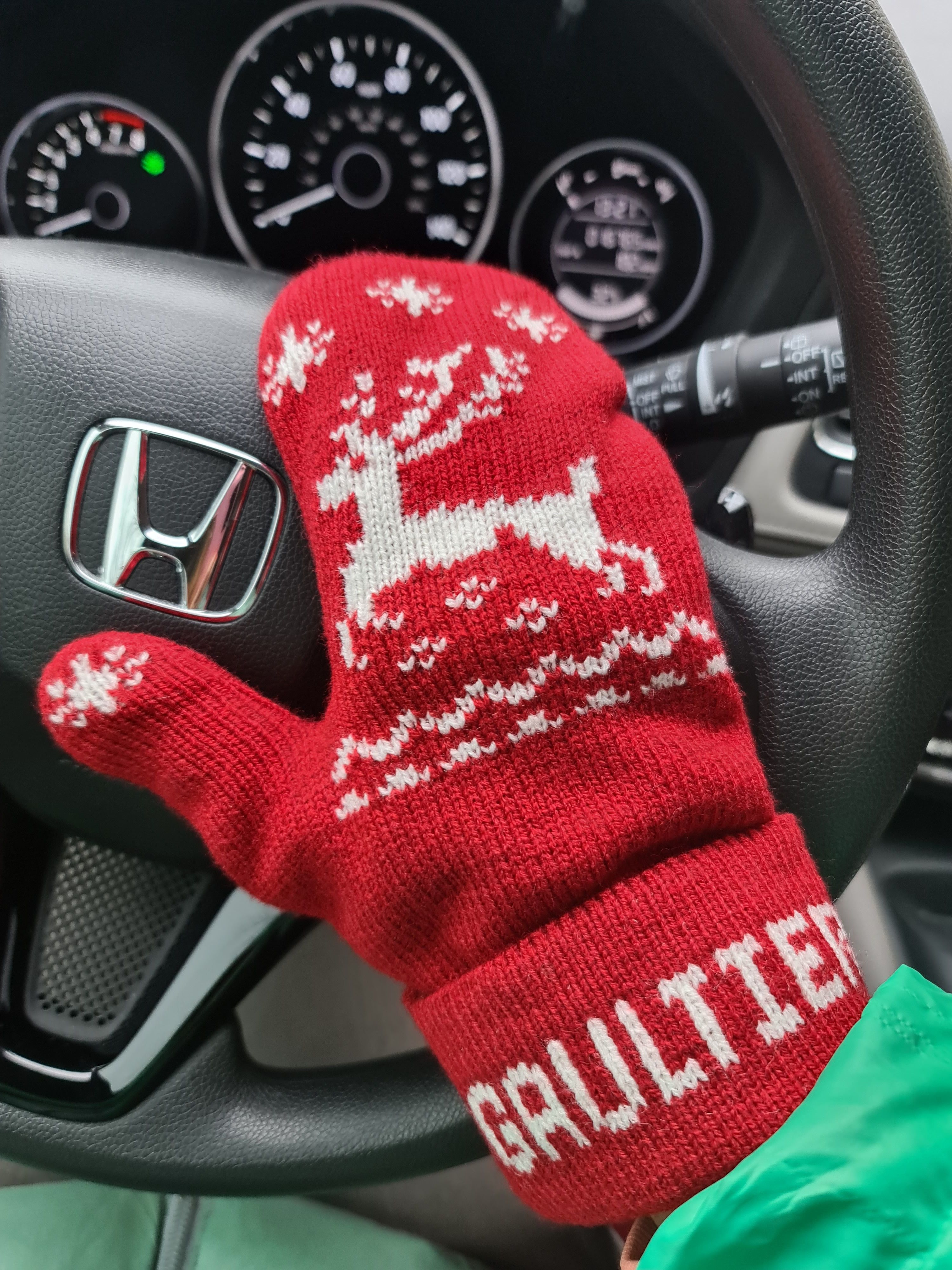 Jean Paul Gaultier Jean Paul Gaultier gloves ❄ Christmas Deer 🦌 Size ONE SIZE - 3 Thumbnail
