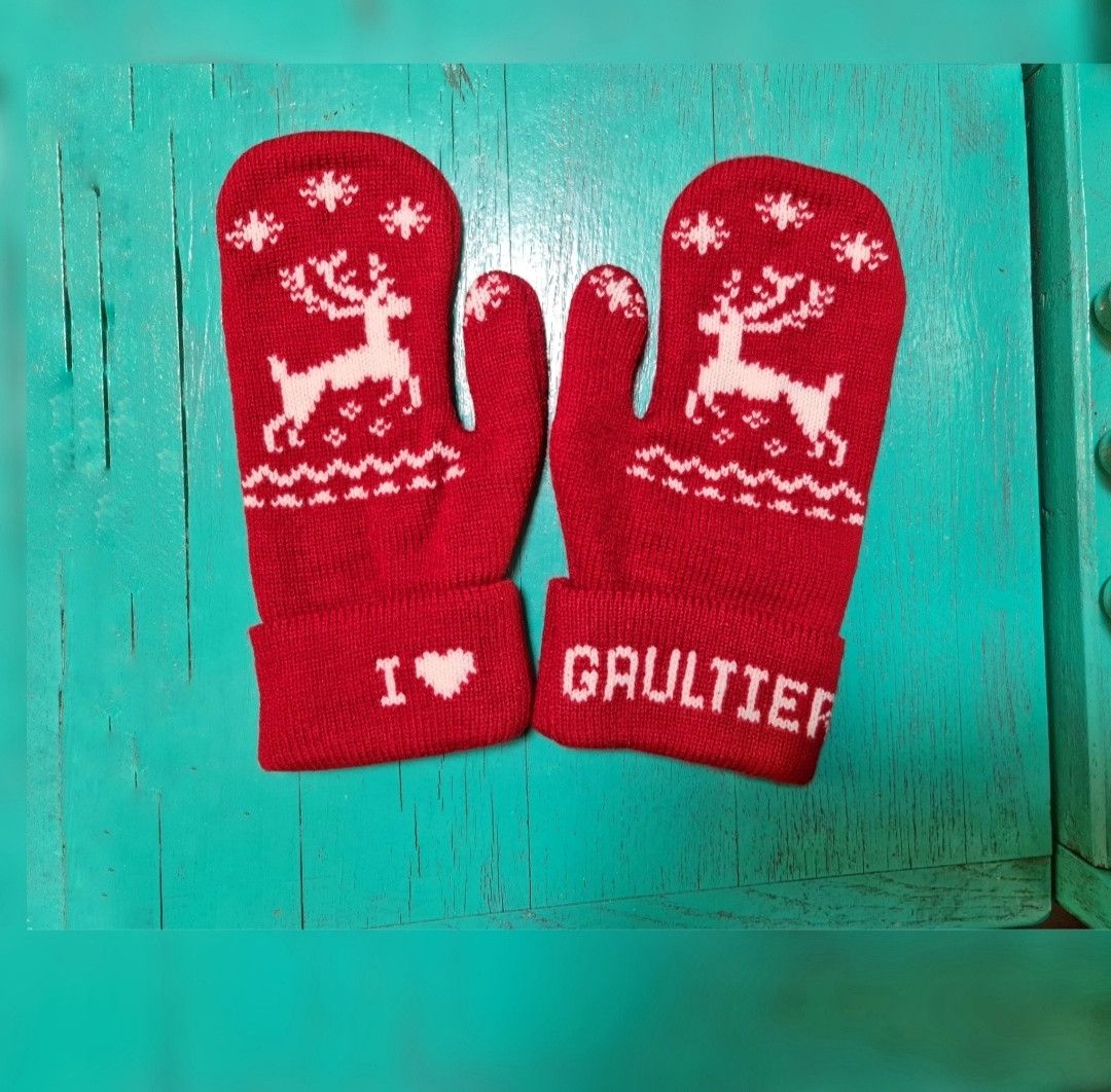 Jean Paul Gaultier Jean Paul Gaultier gloves ❄ Christmas Deer 🦌 Size ONE SIZE - 2 Thumbnail