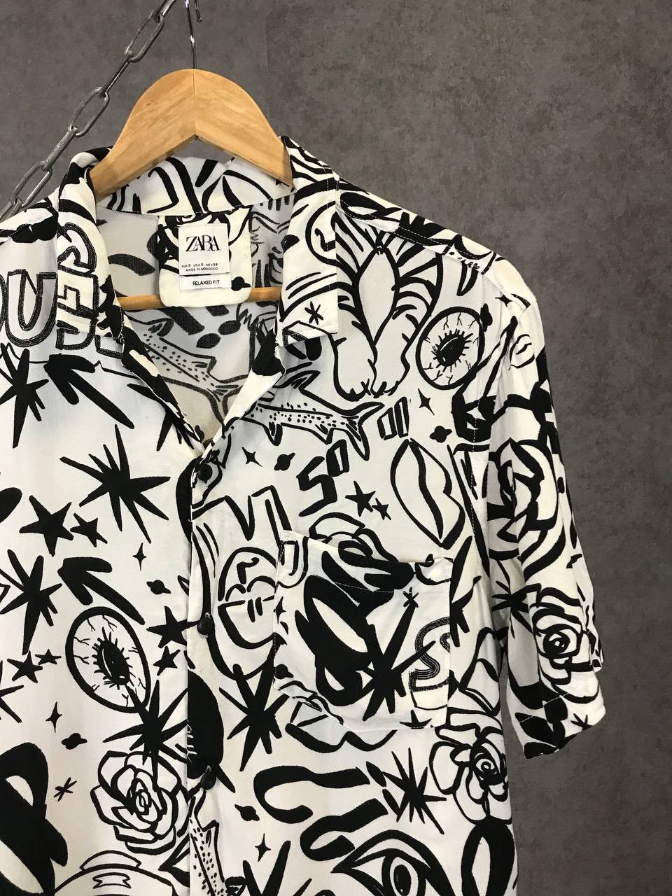 Zara Zara crazy art shirt Size US S / EU 44-46 / 1 - 2 Thumbnail
