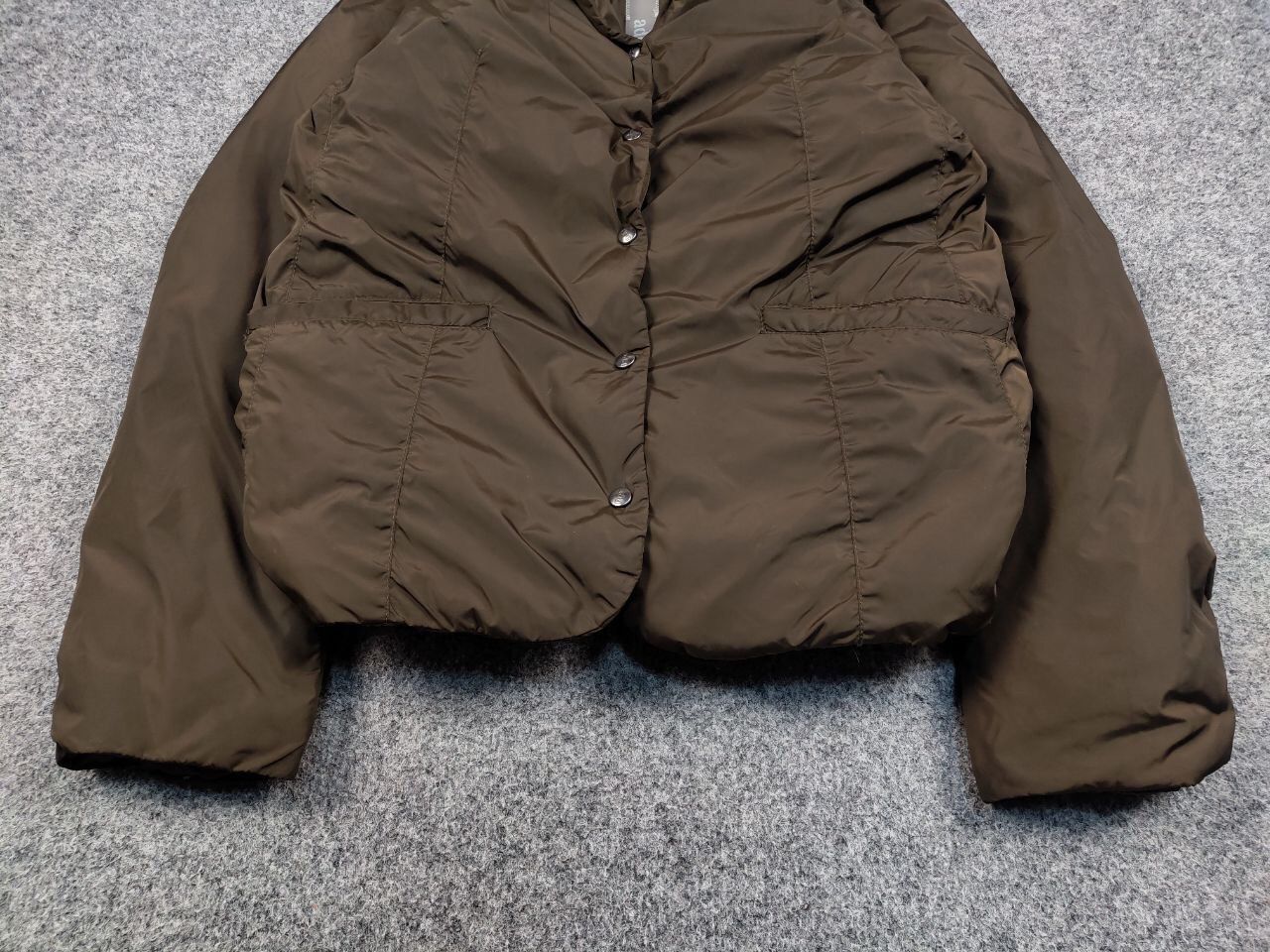 Add Add Designer Premium Brown Nylon Down for women Jacket Size S / US 4 / IT 40 - 9 Thumbnail