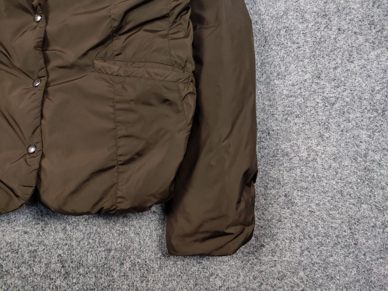 Add Add Designer Premium Brown Nylon Down for women Jacket Size S / US 4 / IT 40 - 10 Thumbnail