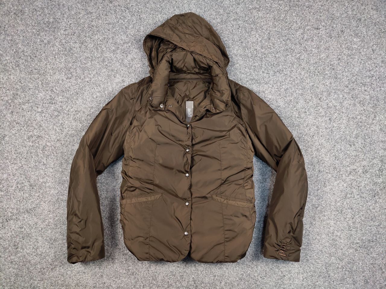 Add Add Designer Premium Brown Nylon Down for women Jacket Size S / US 4 / IT 40 - 14 Thumbnail