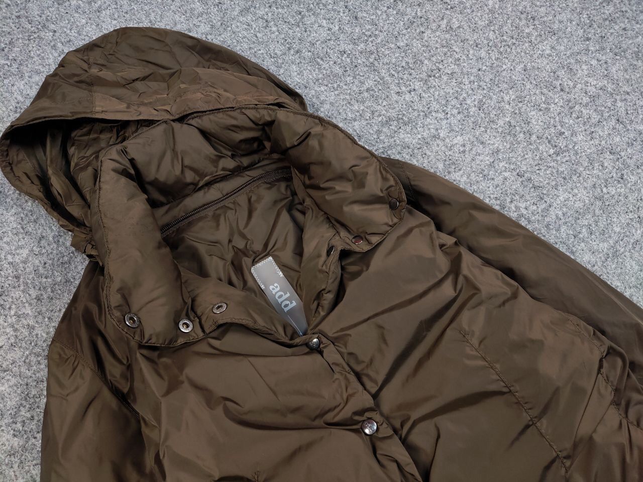 Add Add Designer Premium Brown Nylon Down for women Jacket Size S / US 4 / IT 40 - 12 Thumbnail