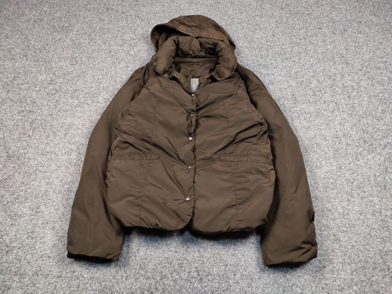 Add Add Designer Premium Brown Nylon Down for women Jacket Size S / US 4 / IT 40 - 2 Thumbnail