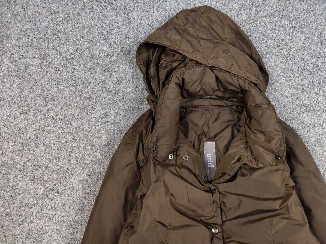 Add Add Designer Premium Brown Nylon Down for women Jacket Size S / US 4 / IT 40 - 11 Thumbnail