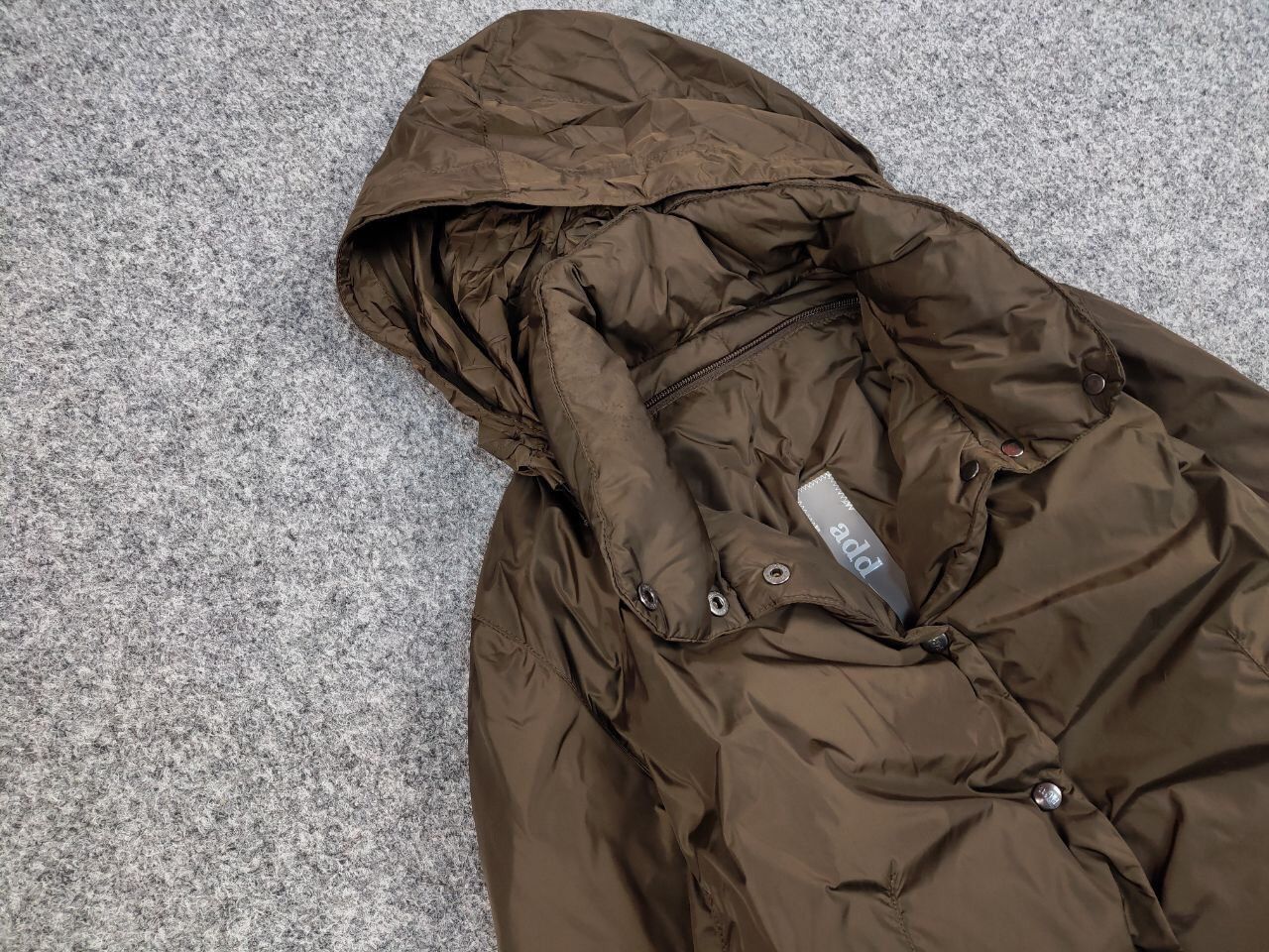 Add Add Designer Premium Brown Nylon Down for women Jacket Size S / US 4 / IT 40 - 7 Thumbnail
