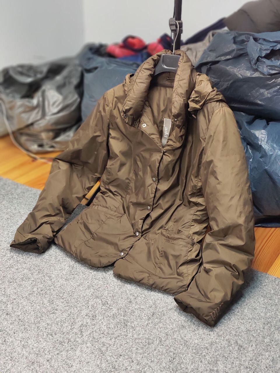Add Add Designer Premium Brown Nylon Down for women Jacket Size S / US 4 / IT 40 - 25 Thumbnail