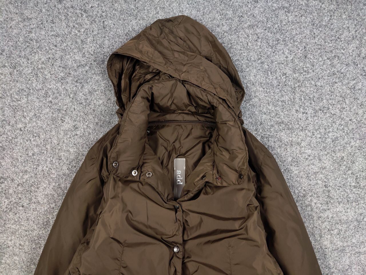 Add Add Designer Premium Brown Nylon Down for women Jacket Size S / US 4 / IT 40 - 8 Thumbnail