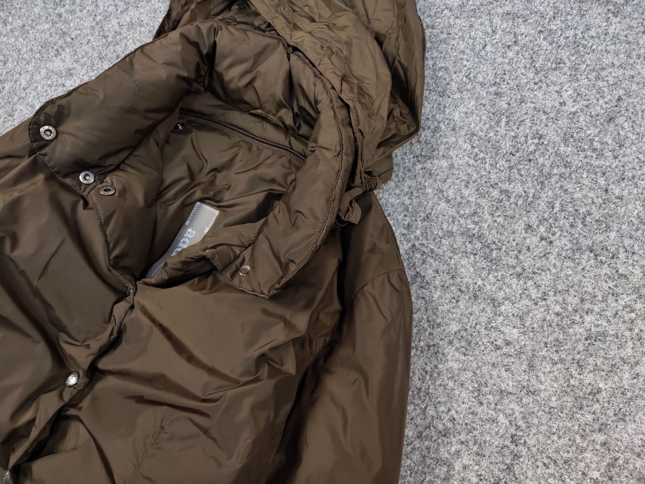 Add Add Designer Premium Brown Nylon Down for women Jacket Size S / US 4 / IT 40 - 4 Thumbnail