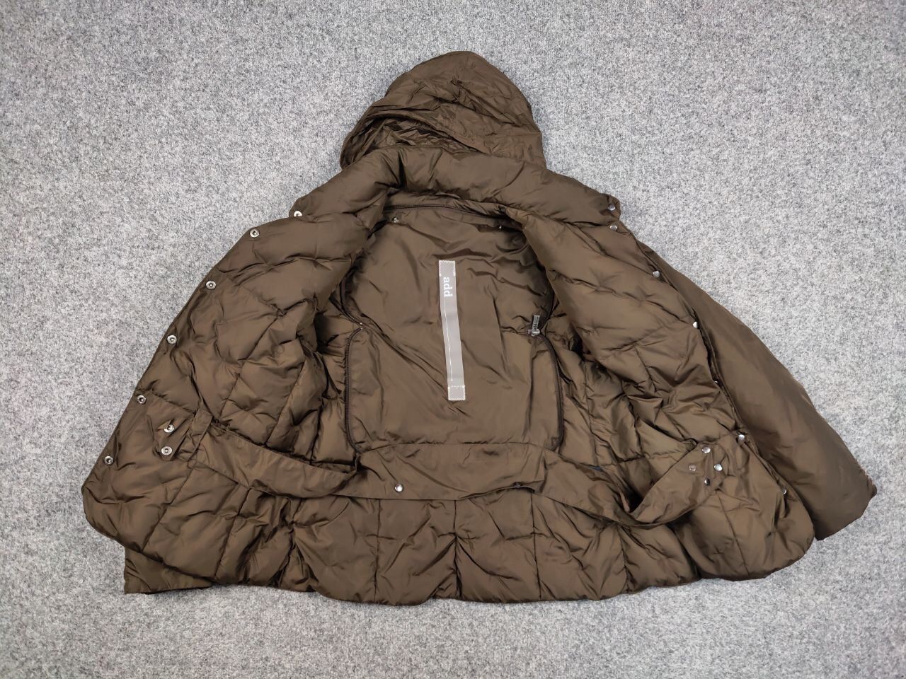 Add Add Designer Premium Brown Nylon Down for women Jacket Size S / US 4 / IT 40 - 19 Thumbnail