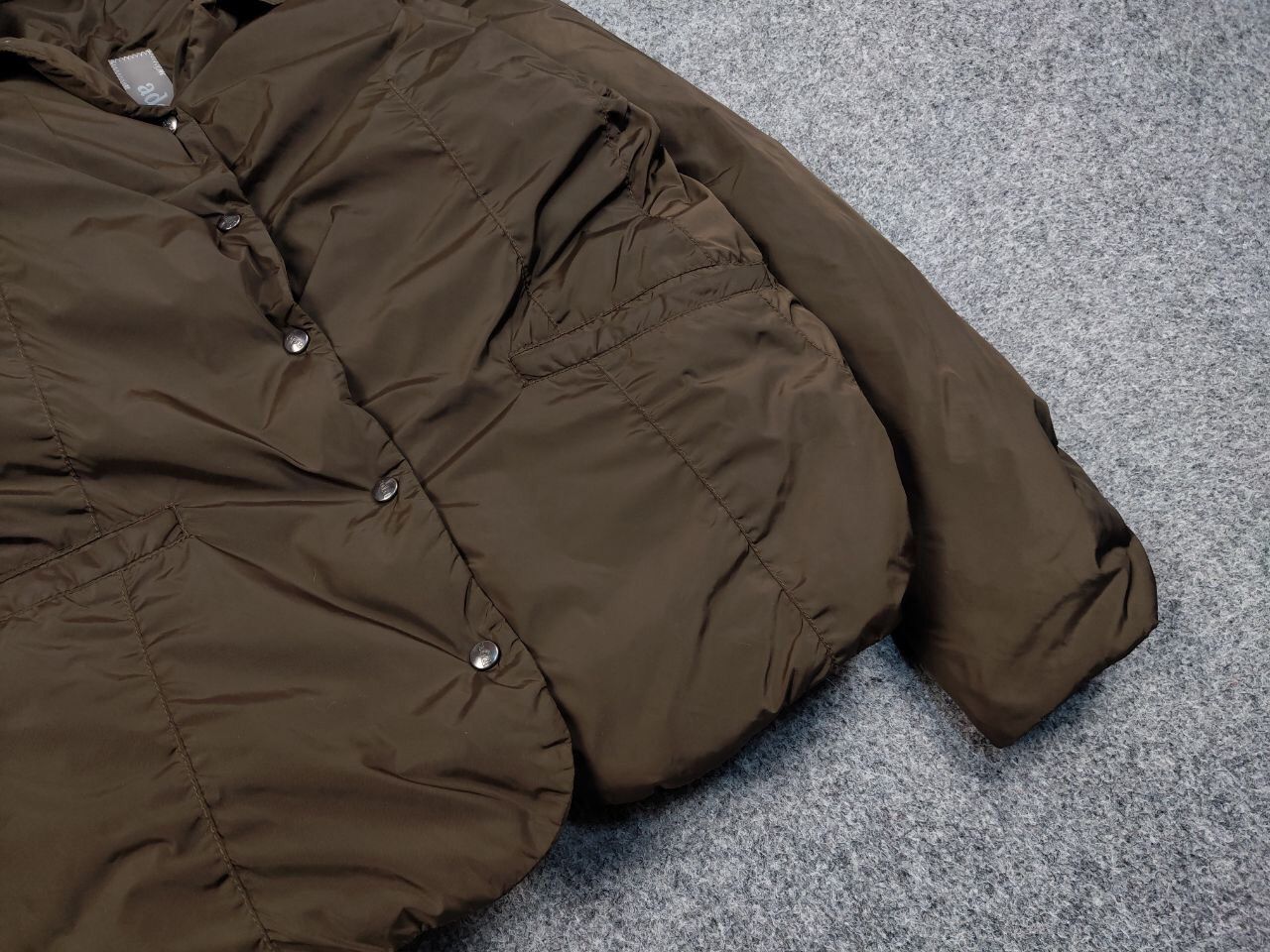 Add Add Designer Premium Brown Nylon Down for women Jacket Size S / US 4 / IT 40 - 13 Thumbnail
