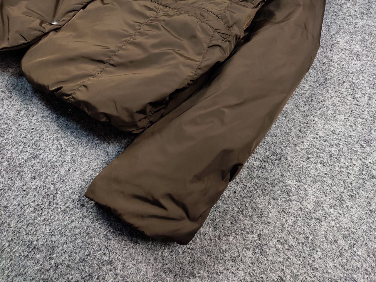 Add Add Designer Premium Brown Nylon Down for women Jacket Size S / US 4 / IT 40 - 5 Thumbnail