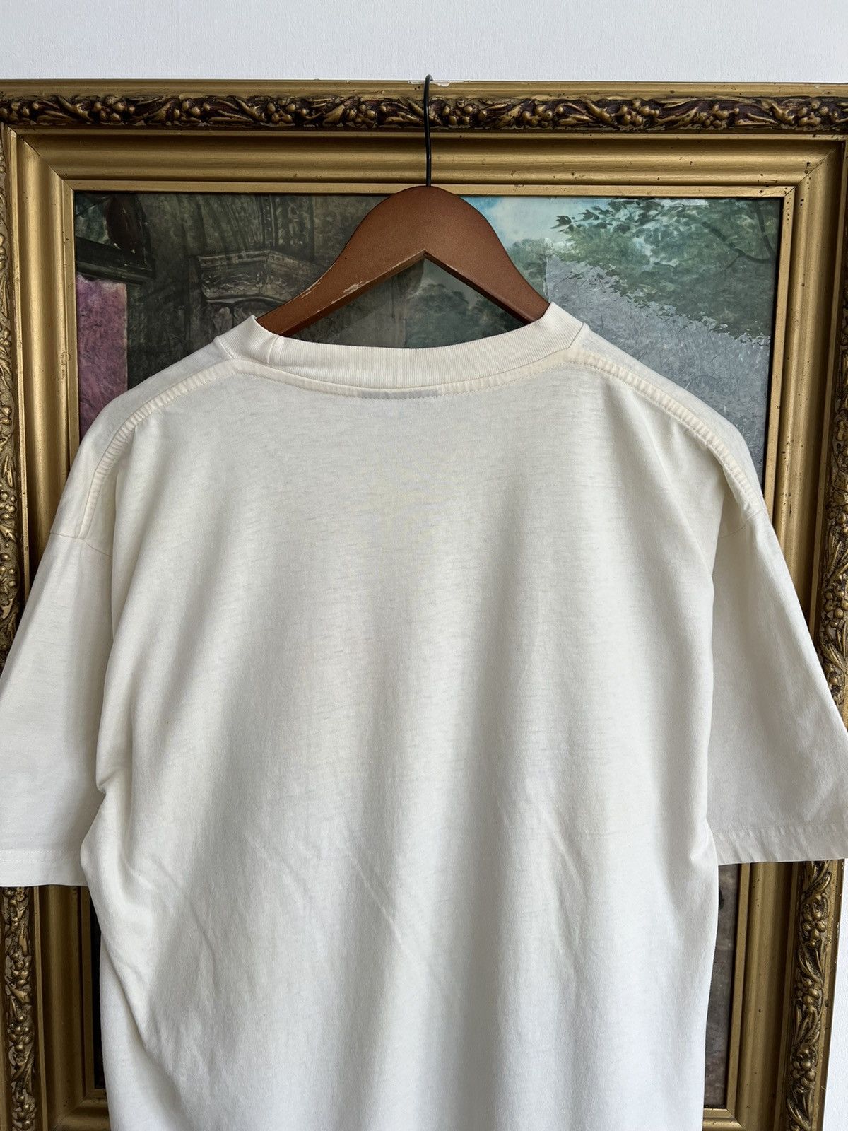 Band Tees × Vintage × Warner Bros Vintage 1993 Warner Bros Bags Bunny NBA Space Jam White Tee Size US L / EU 52-54 / 3 - 17 Thumbnail