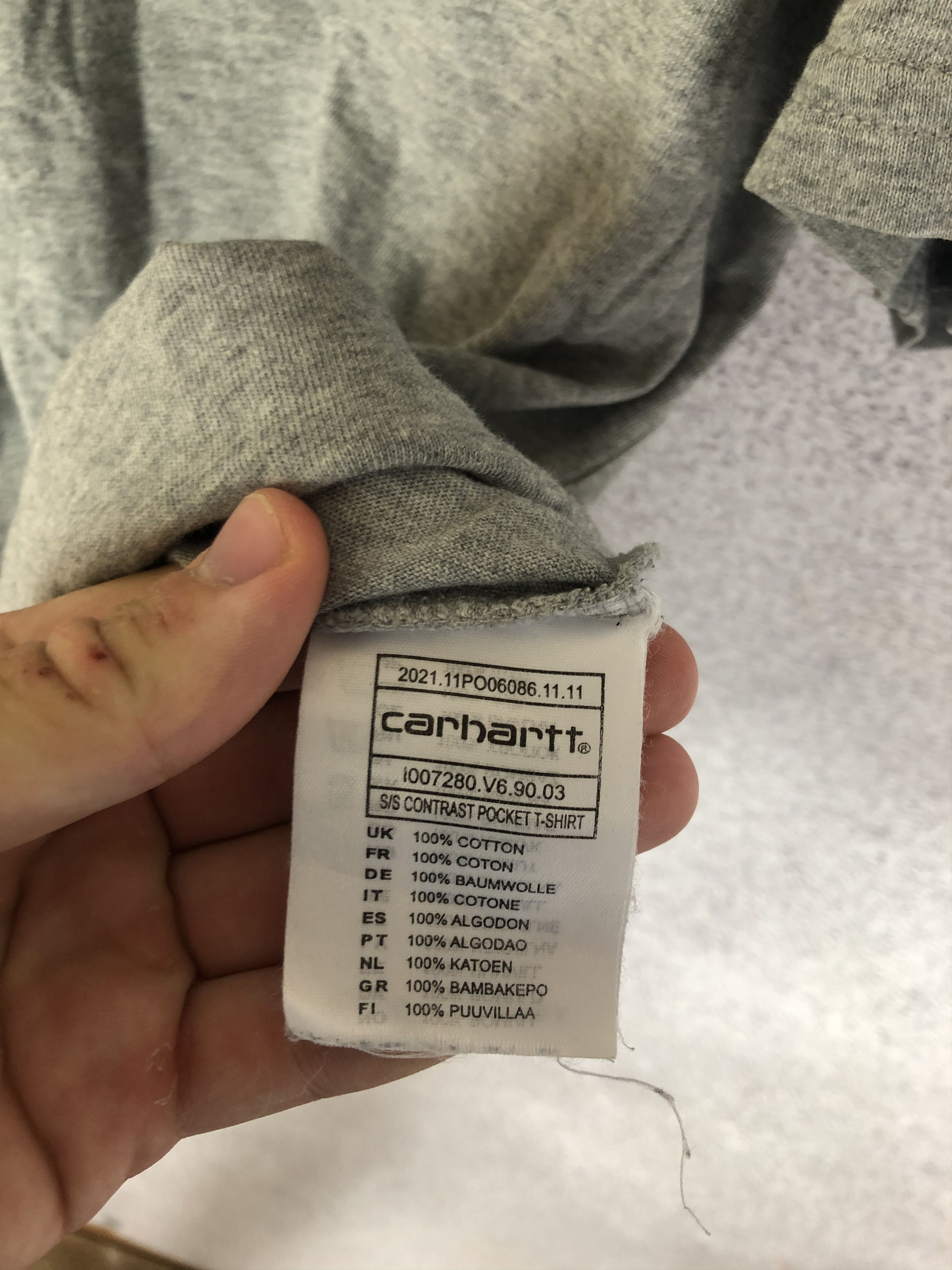Carhartt Wip × Vintage Vintage Carhartt Wip Pocket T Shirt Size US L / EU 52-54 / 3 - 8 Thumbnail