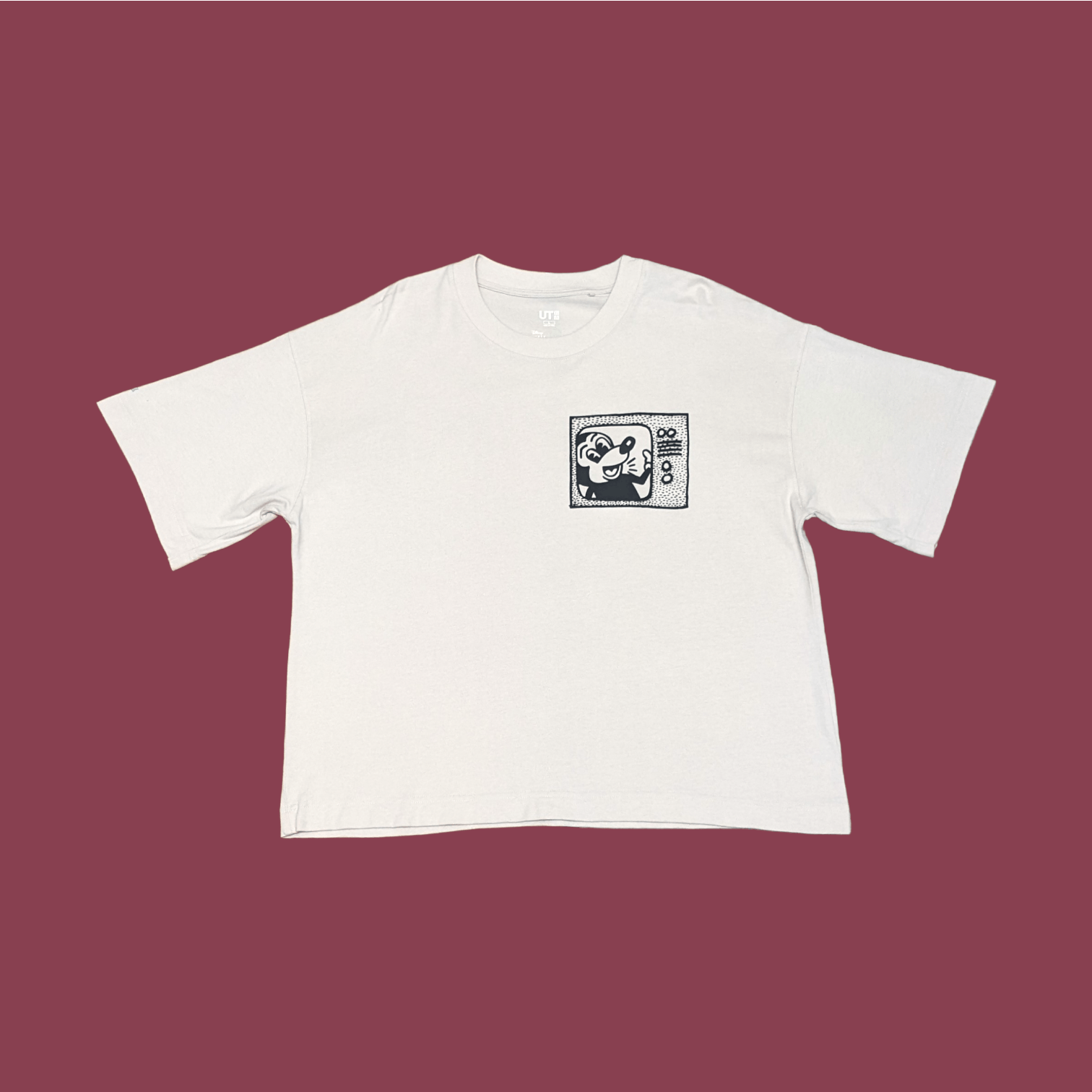 Keith Haring × Vintage Keith Haring Mickey Mouse Artwork T shirt Size US S / EU 44-46 / 1 - 1 Thumbnail