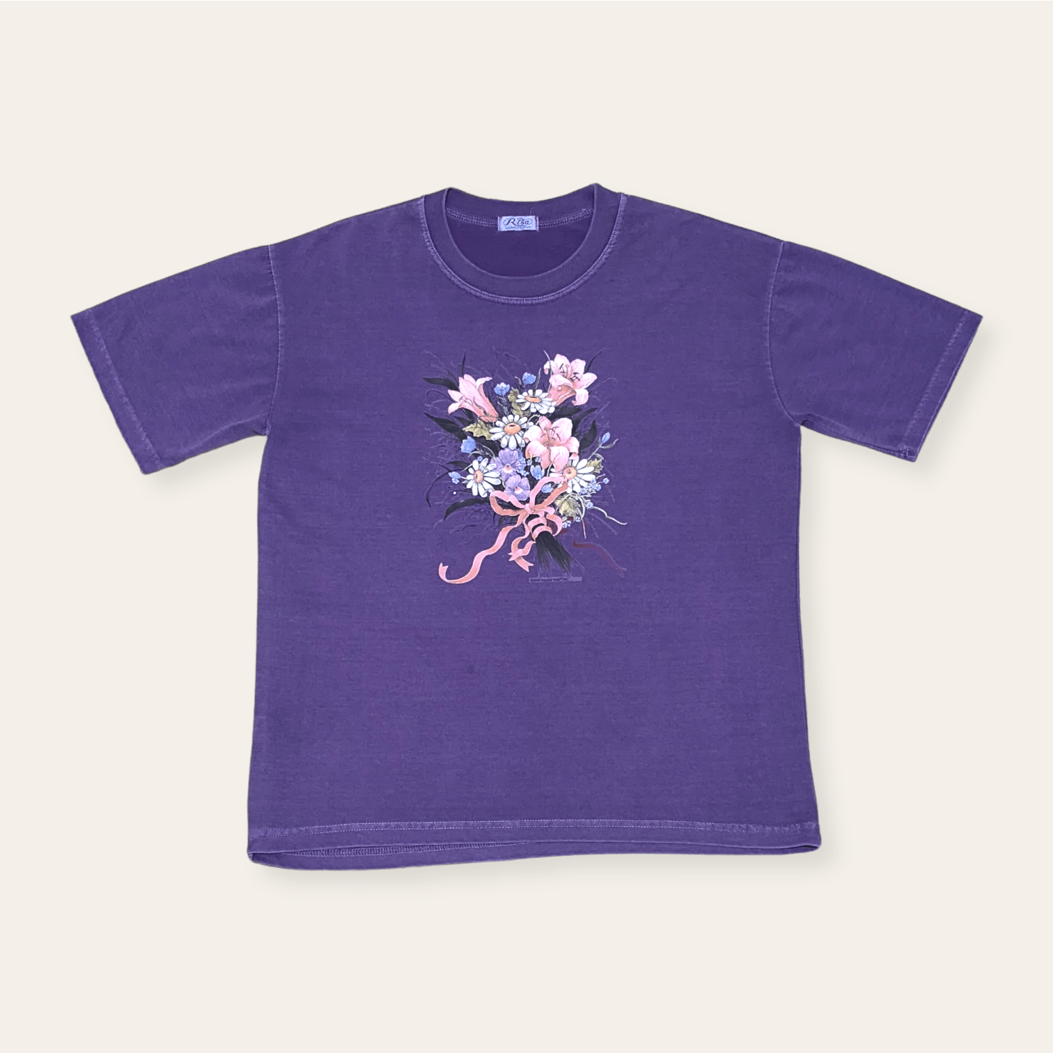Habitat × Impulse × Vintage Vintage 90s Impulse Wear Flower Bouquet Art T shirt Size US M / EU 48-50 / 2 - 2 Thumbnail