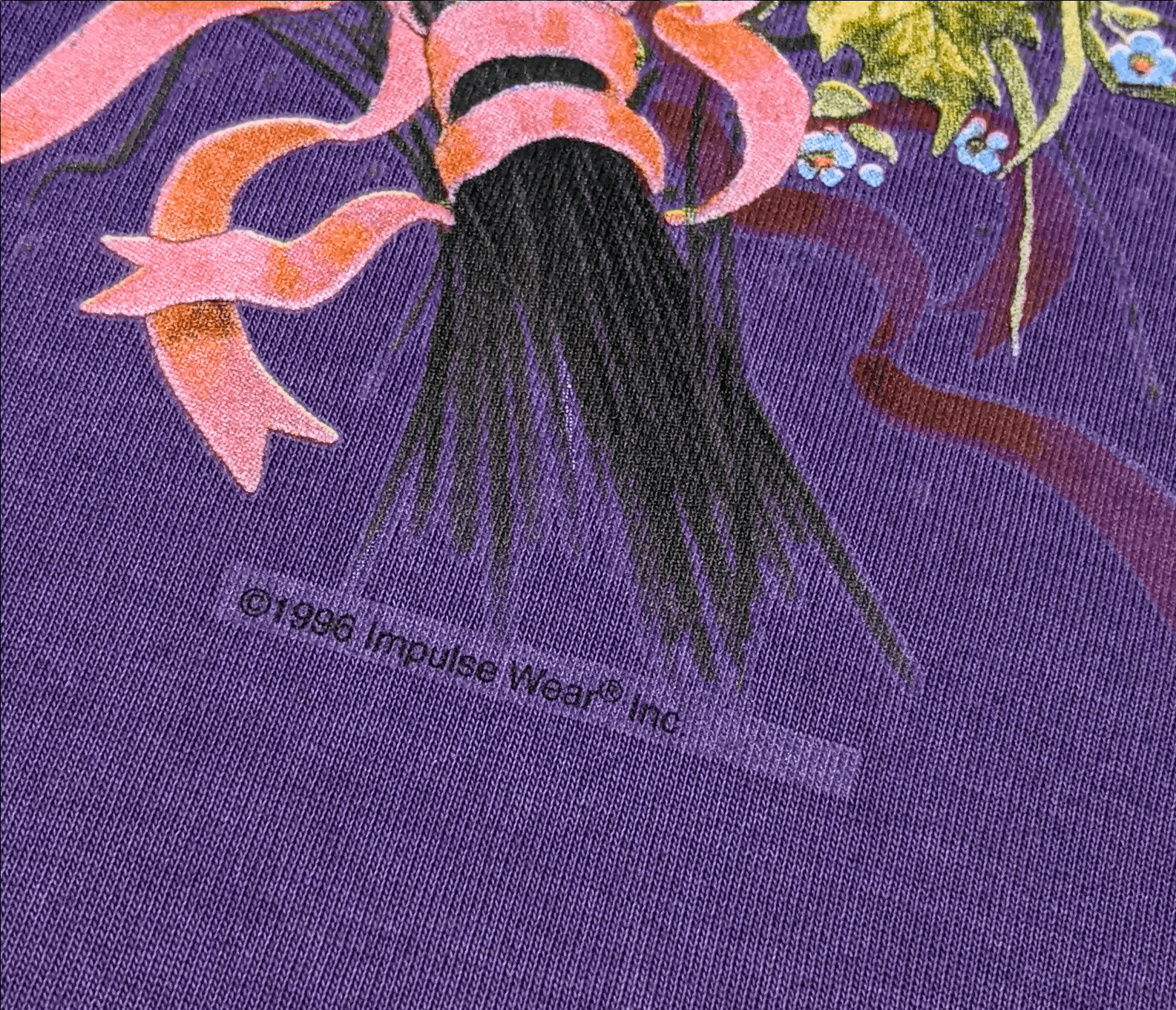 Habitat × Impulse × Vintage Vintage 90s Impulse Wear Flower Bouquet Art T shirt Size US M / EU 48-50 / 2 - 4 Thumbnail
