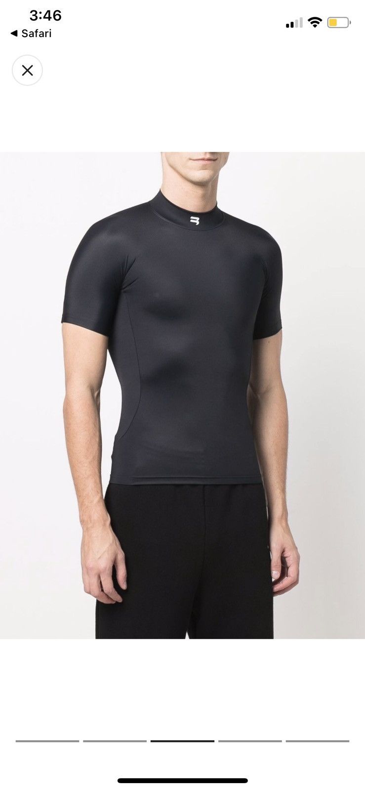 Balenciaga Sporty B fitted t shirt Size US L / EU 52-54 / 3 - 6 Thumbnail