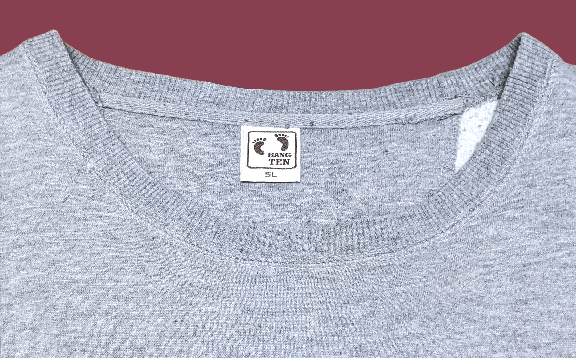Hang Ten × Vintage Vintage Hang Ten Surfboards California Logo Sweatshirt Size US XXL / EU 58 / 5 - 7 Thumbnail