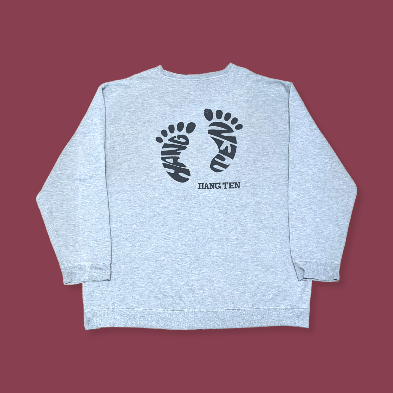 Hang Ten × Vintage Vintage Hang Ten Surfboards California Logo Sweatshirt Size US XXL / EU 58 / 5 - 2 Thumbnail